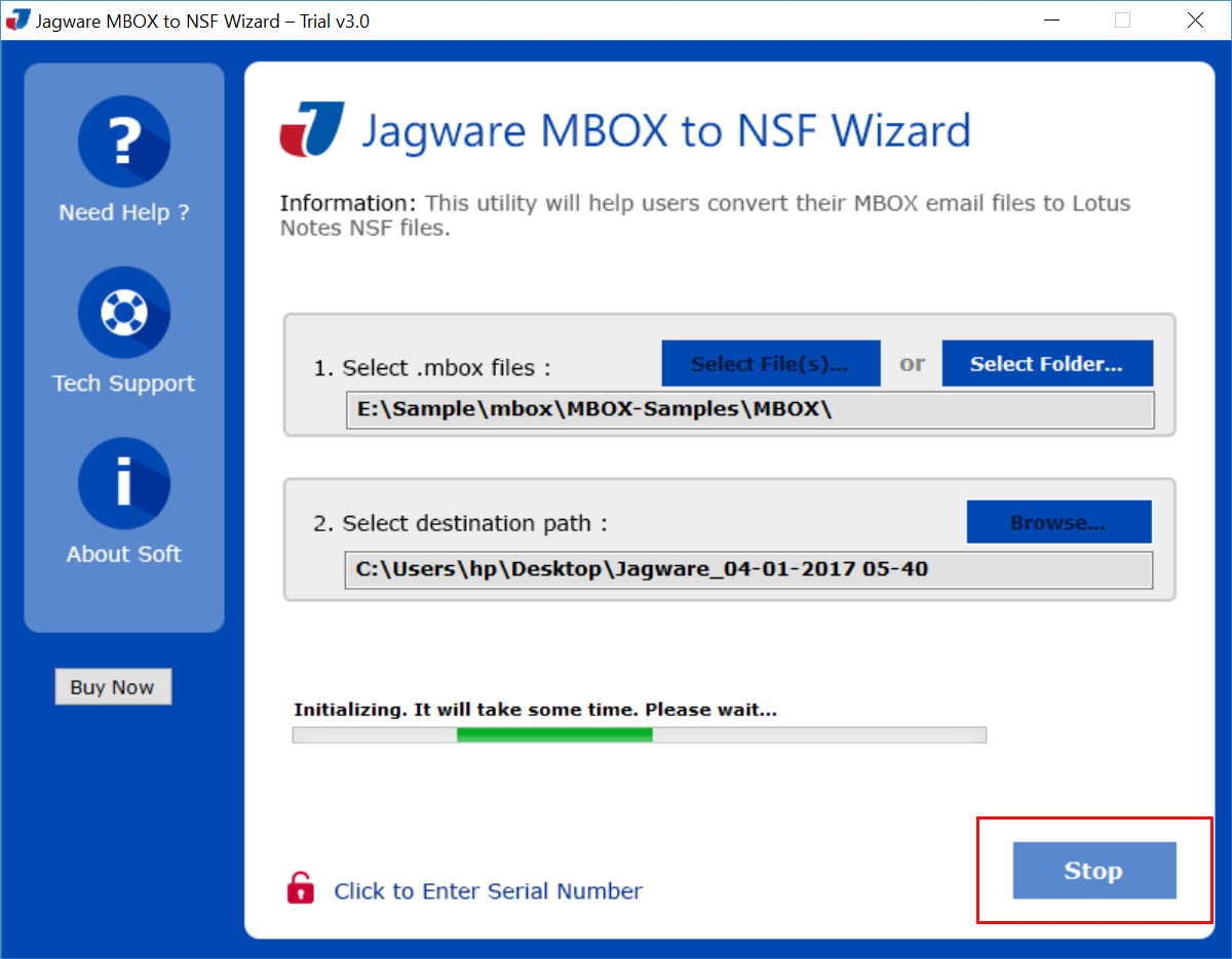 mbox to nsf file
