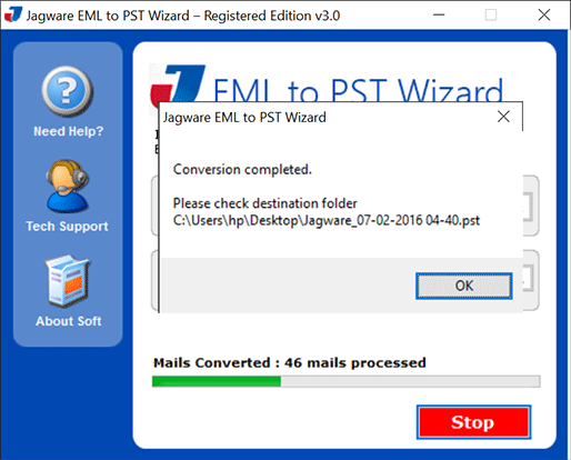 microsoft eml to pst converter free