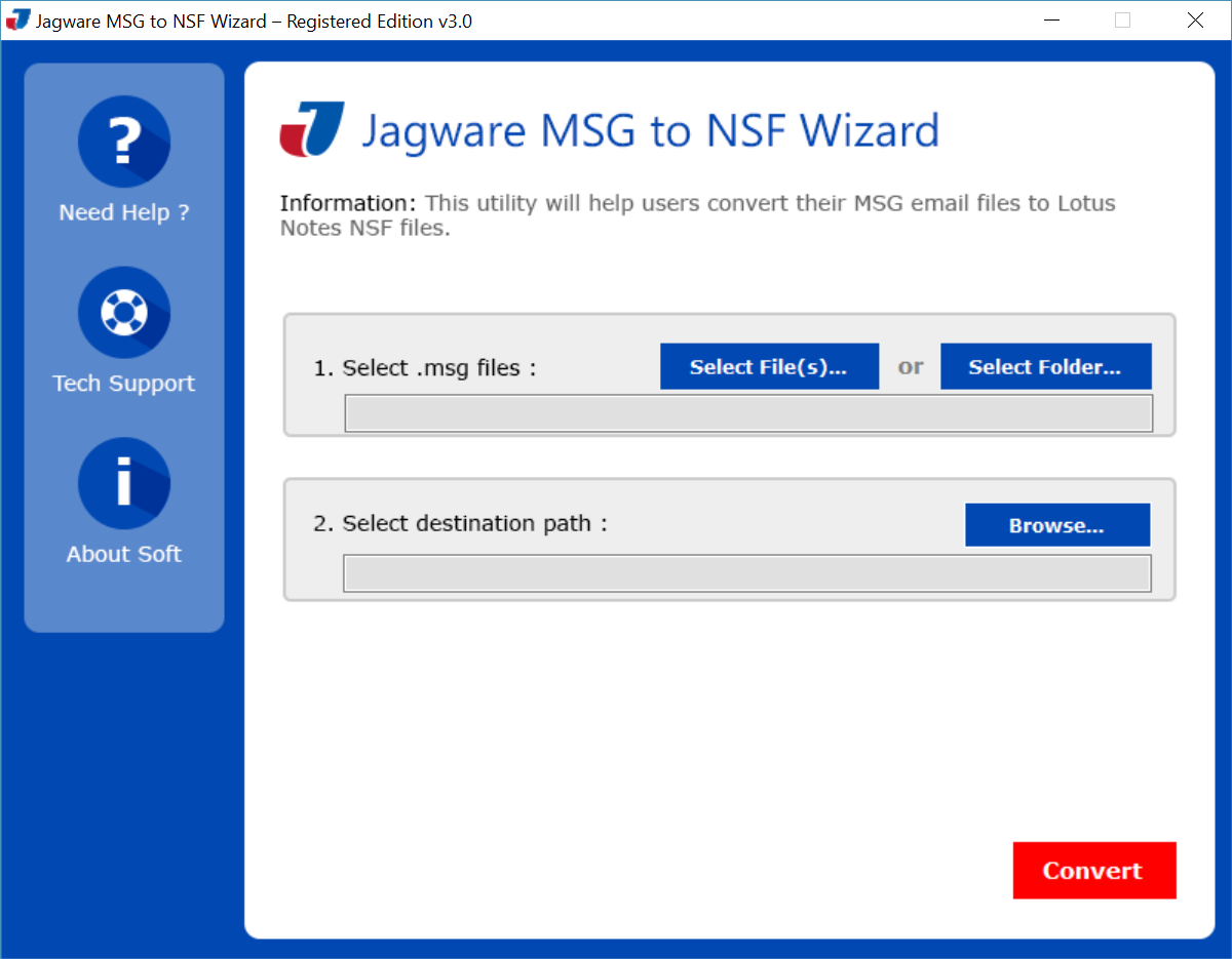 convert msg to nsf