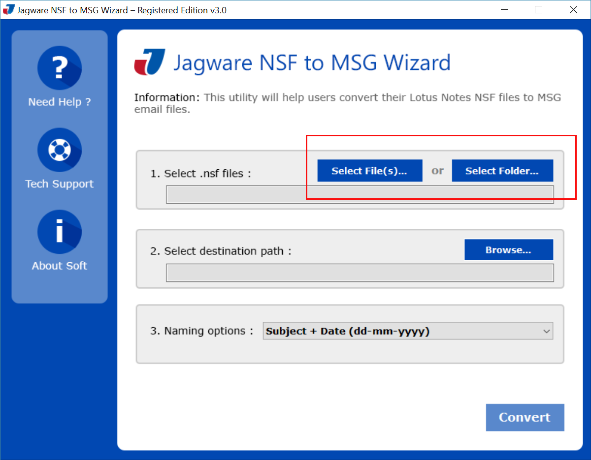 Select Files or Folder